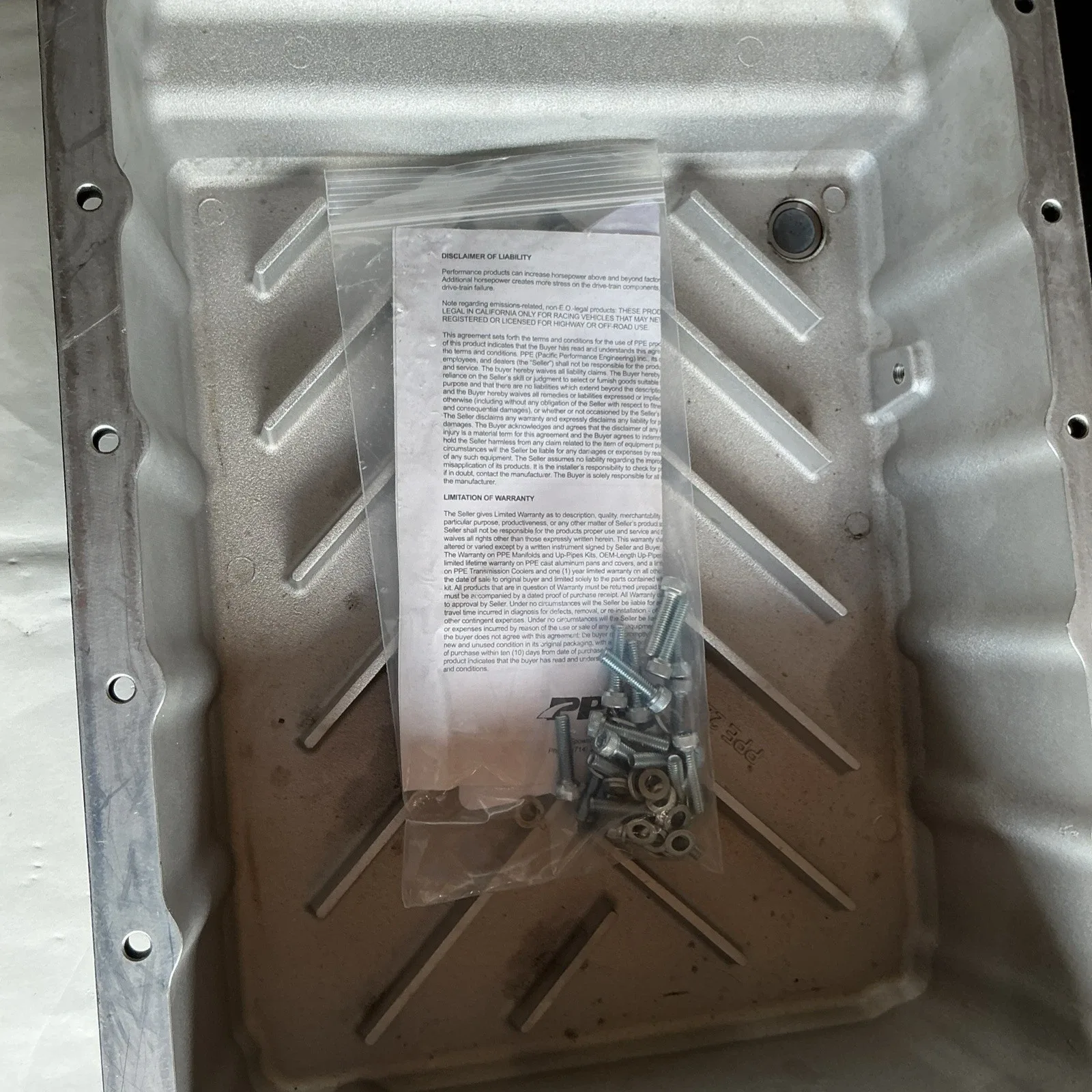 PPE Heavy-Duty Cast Aluminum Deep Transmission Pan — Part 228053210 image 3