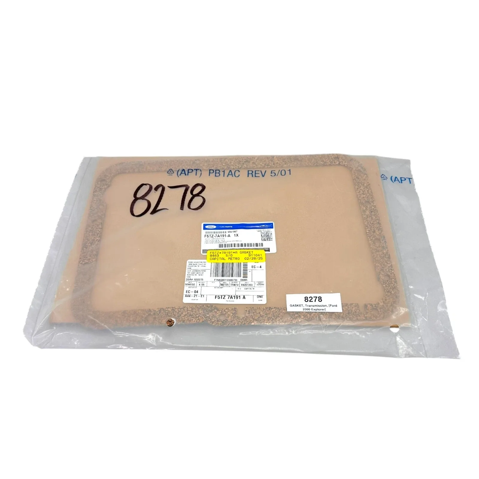 2000 Ford Explorer Transmission Pan Gasket F5TZ-7A191-A
