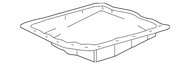 Genuine Toyota Transmission Oil Pan 35106-08010 image 3