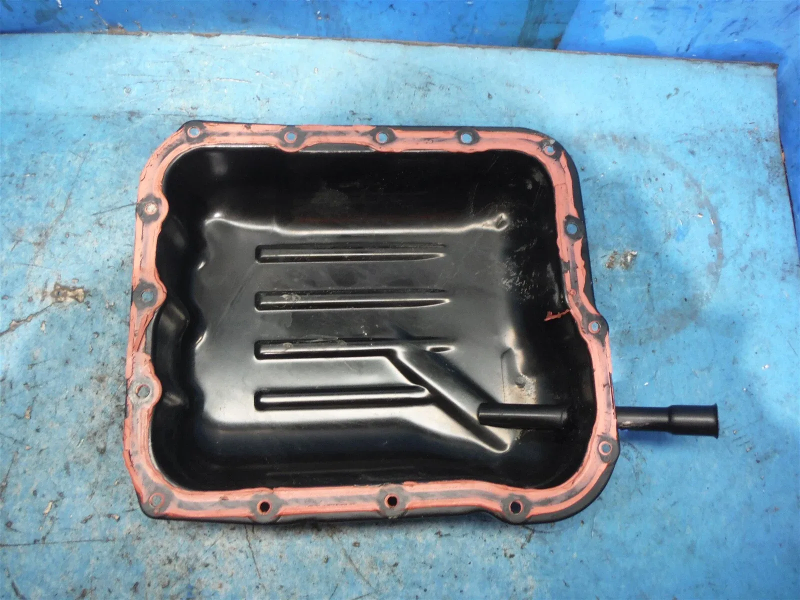 F4A51, W4A51(W4A5A) Hyundai / Mitsubishi side oil pan 3 1/2" tube image 2