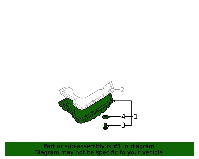 Genuine Nissan Transmission Oil Pan 31390-1XD10 image 2