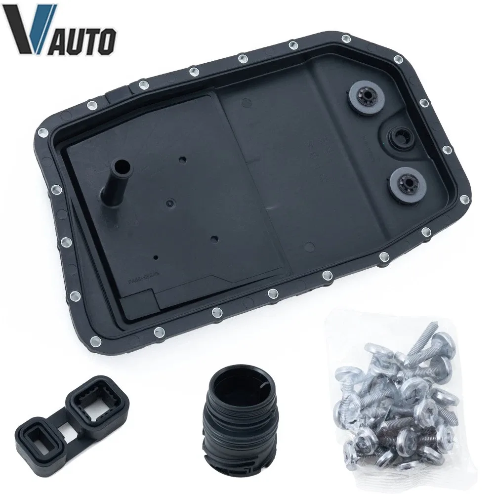 6HP26 Auto Transmission Oil Pan For BMW Land Rover w/ Gasket Bolt O-ring Adaptor