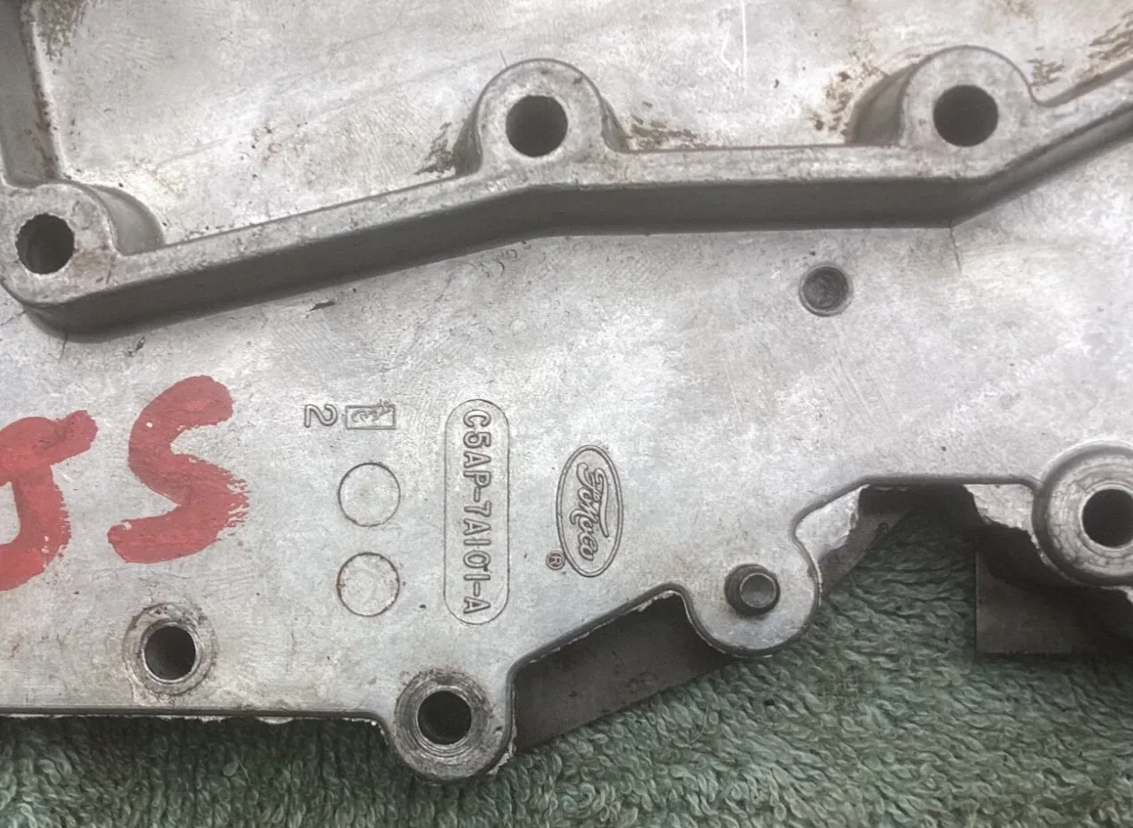1965 Ford C4 Transmission Valve Body Lower Half image 2