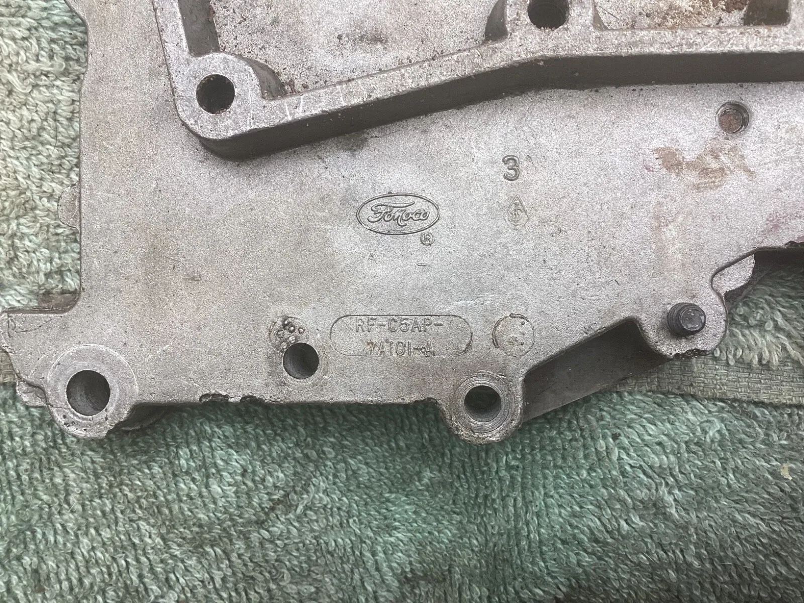 1965 Ford C4 Automatic Transmission Valve Body Lower Half - OEM C5AP image 2