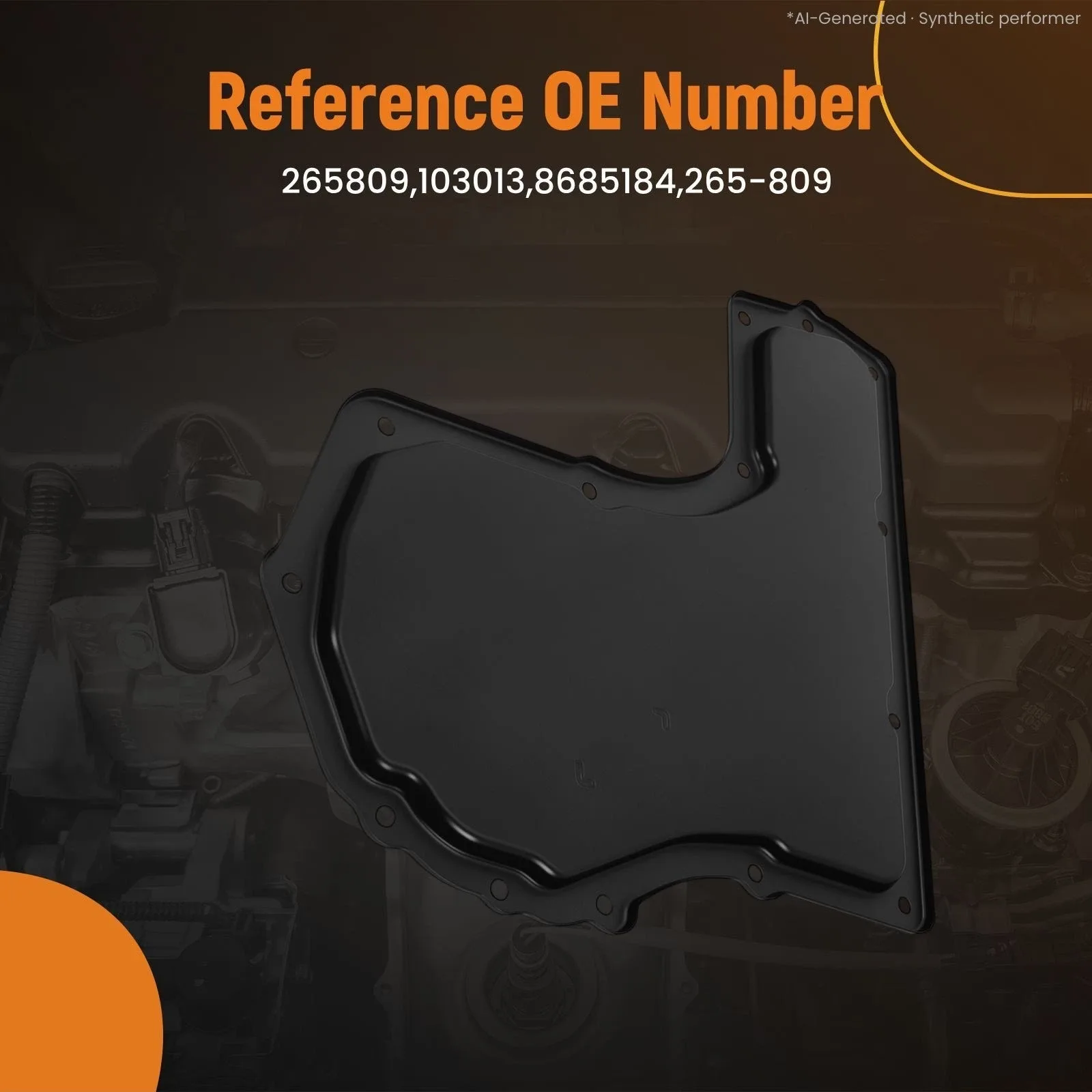 Transmission Fluid Oil Pan for Saturn L100 L200 2001-2003 8685184 Gasket image 2