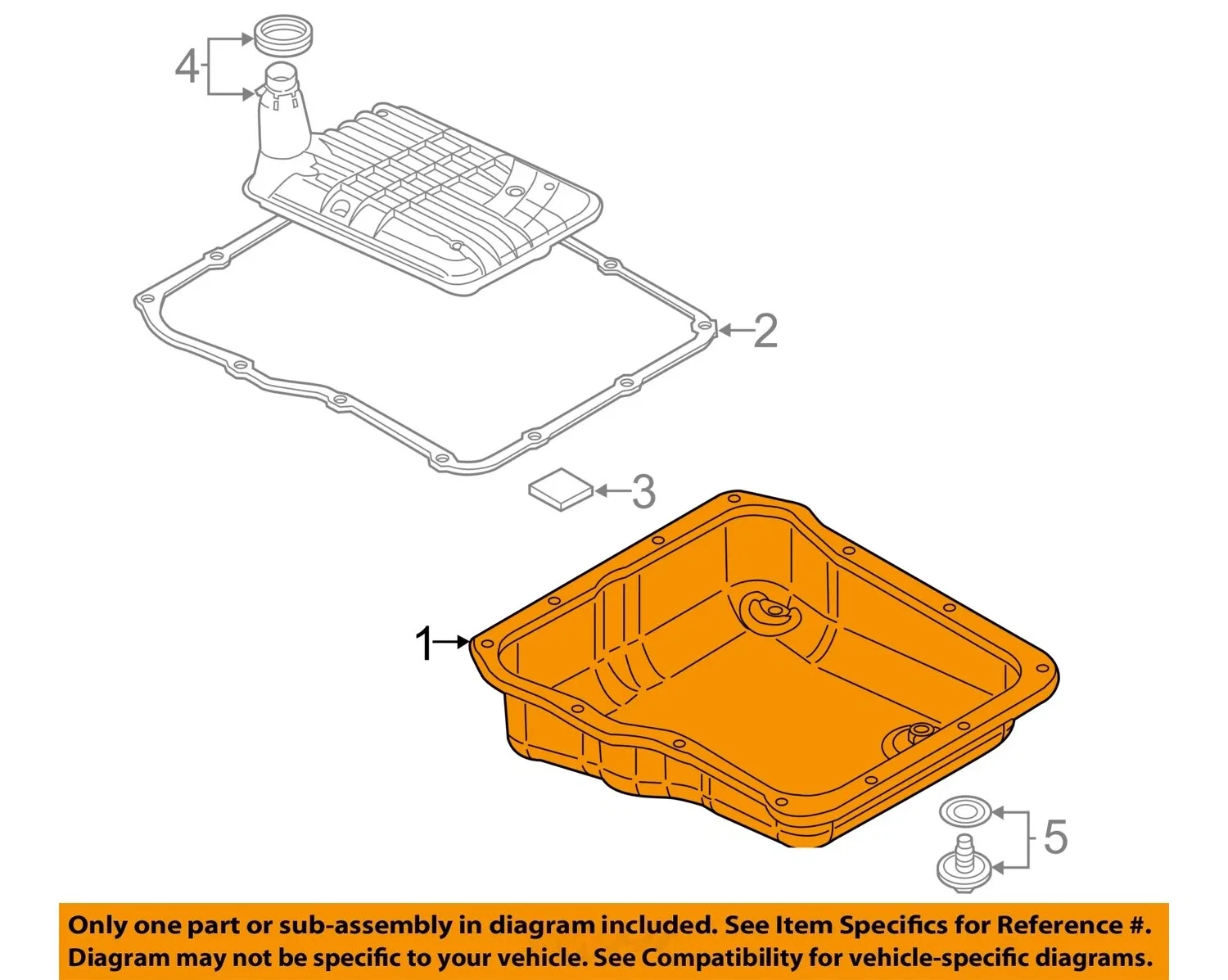 GM OEM Transmission Oil Pan 29536524