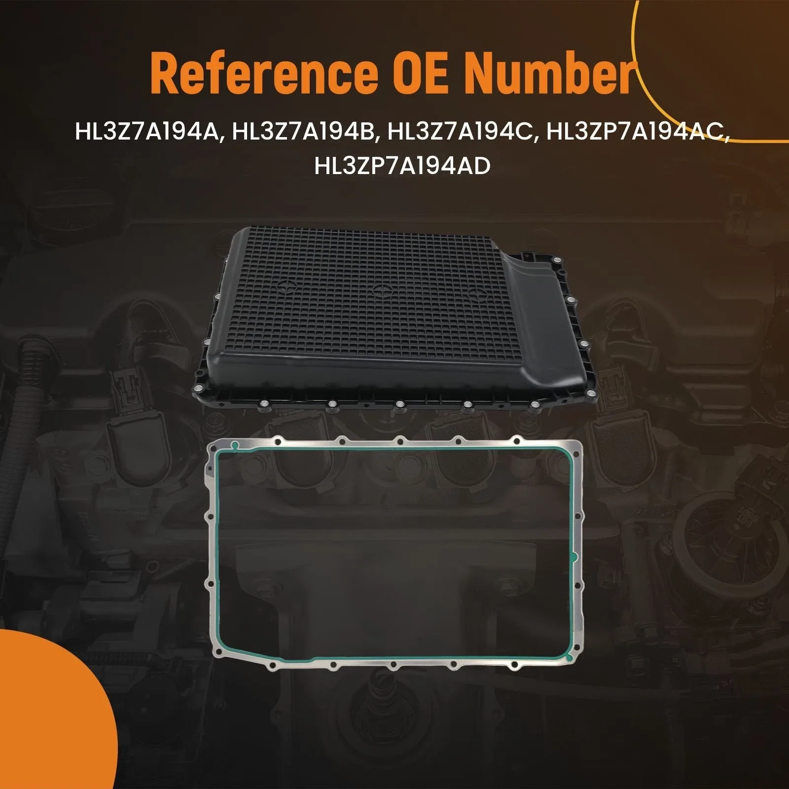 2017-2023 Ford F-150 10-Speed Transmission Oil Pan HL3Z7A194A (Scsb6D) image 4