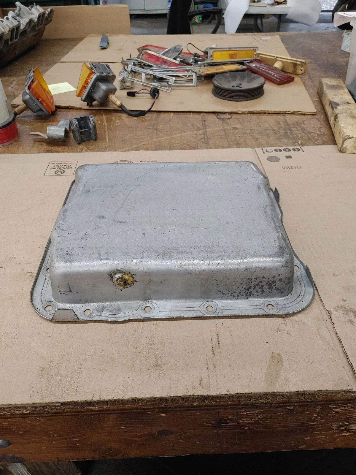 1998-14 GM 4L60-E 4L65-E 4L70-E Automatic Transmission Oil Pan 2.5" deep 16-bolt image 2