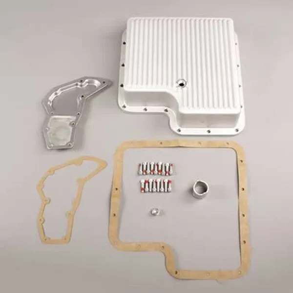 1966-74 FORD MERCURY C6 FINNED ALUMINUM AUTO TRANSMISSION OIL PAN DEEP CAPACITY