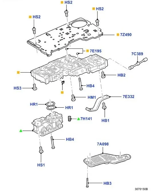 2009-2010 Ford Explorer Valve Body 9L2Z-7A100-B (5R55S Automatic) image 4