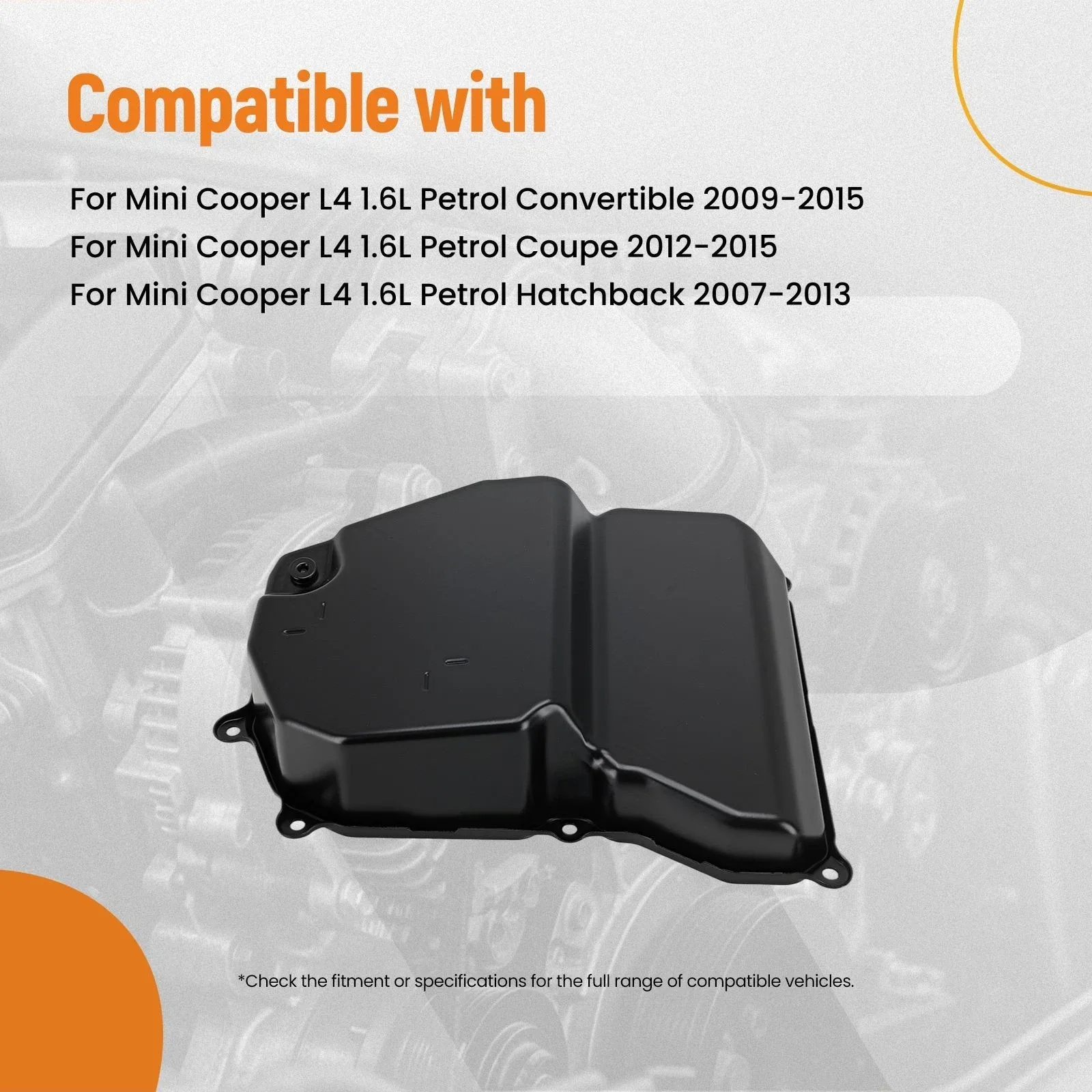 Transmission Oil Pan for Mini Cooper L4 1.6L 2007-2016 24117551079 image 4