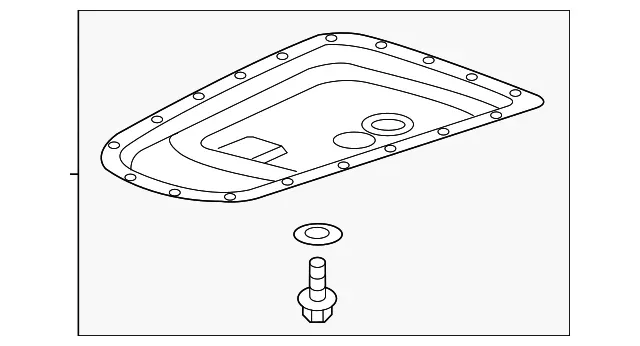 Genuine Mitsubishi Trans Pan 2705A069