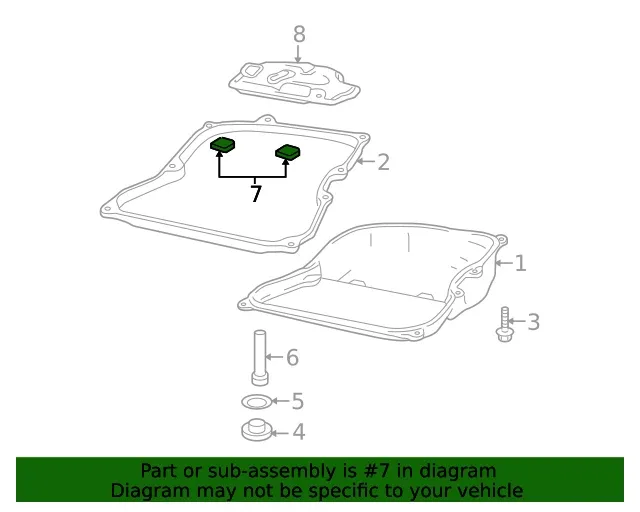 2007-2018 Audi Q3/Q3 Quattro/Q7 Transmission Oil Pan Magnet 09D-321-368 image 3