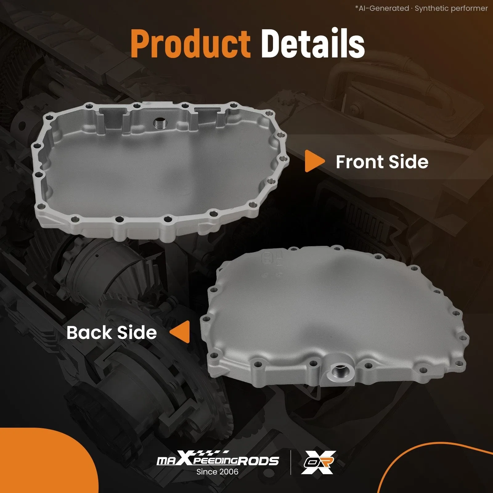 2014-2020 Honda Civic Aluminum Oil Pan 21151R3W000 (I2G67L) image 4