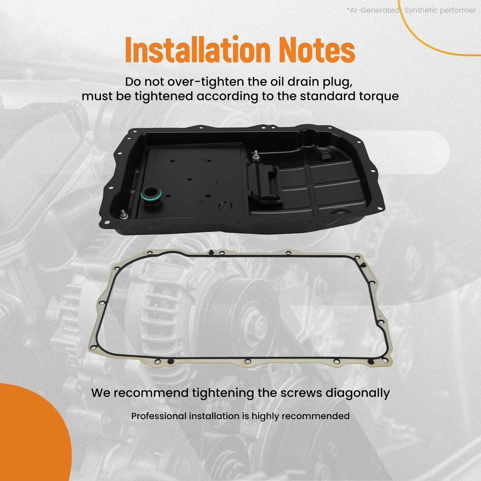 2018-2024 Jeep Wrangler JL Transmission Oil Pan DPZNJL image 3