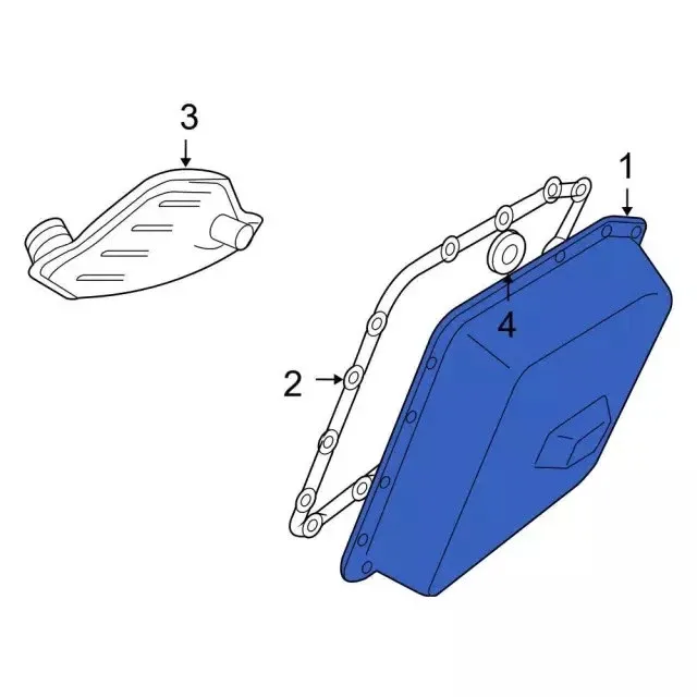 Genuine Ford Transmission Oil Pan 8C3Z-7A194-B image 2