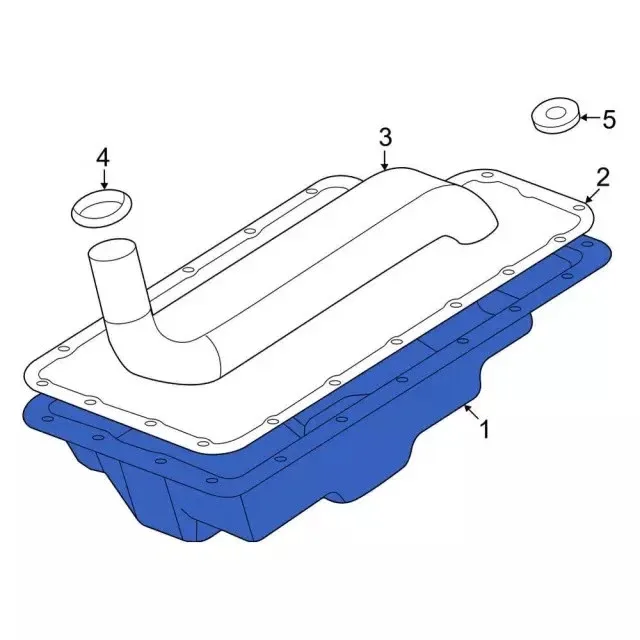 Genuine Ford Transmission Oil Pan 8C3Z-7A194-B image 4
