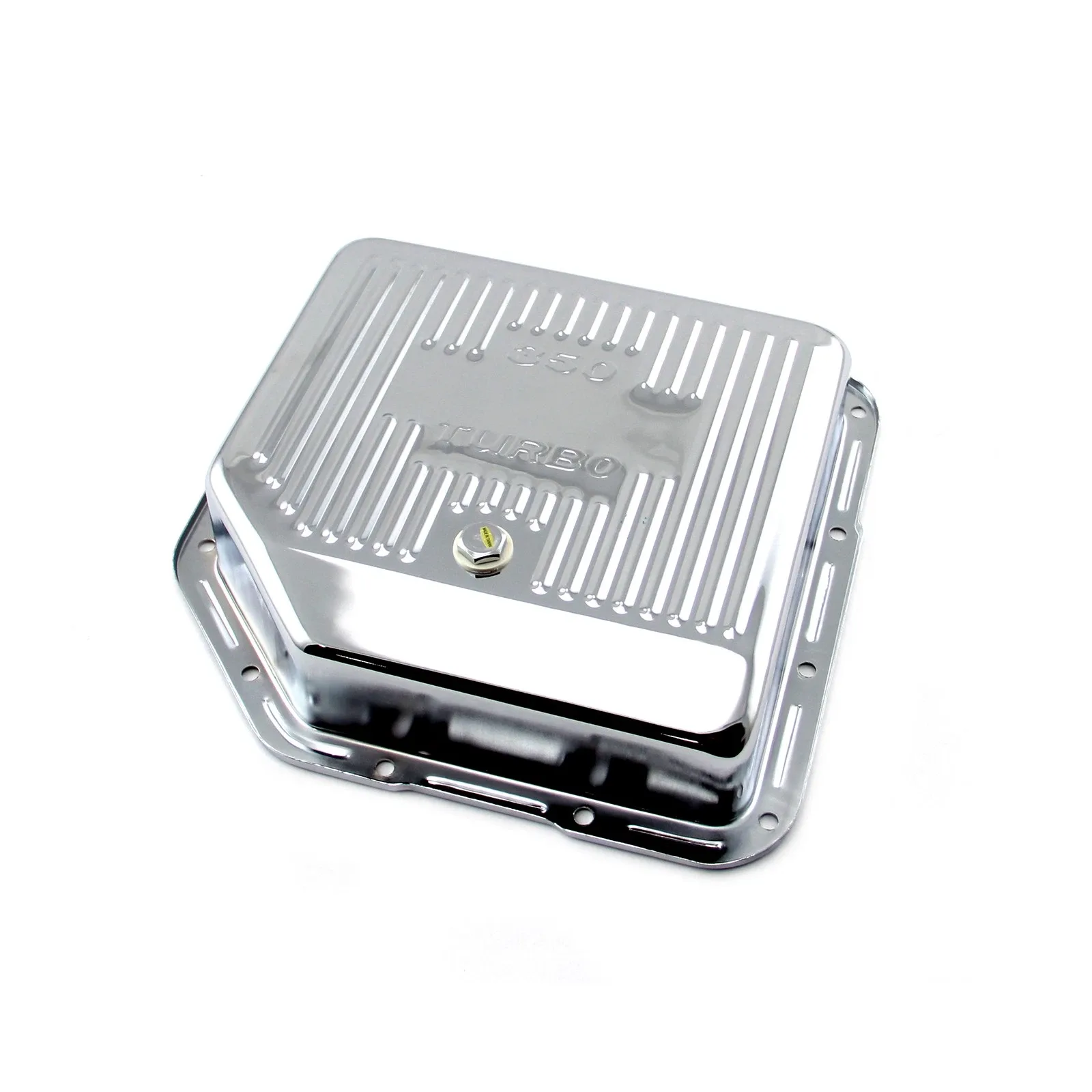 Speedmaster PCE221.1002 Turbo TH350 Deep Trans Oil Pan Chrome Finned
