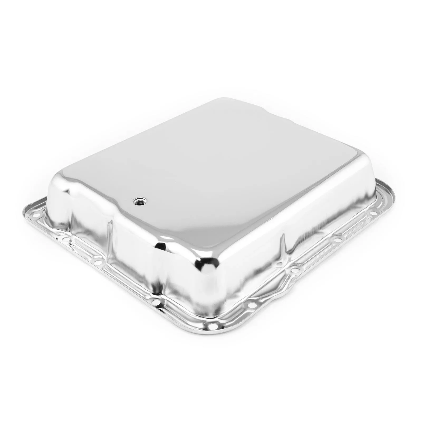 Speedmaster PCE221.1003 Turbo 700R4 Deep Trans Oil Pan Chrome w/Oil Drain