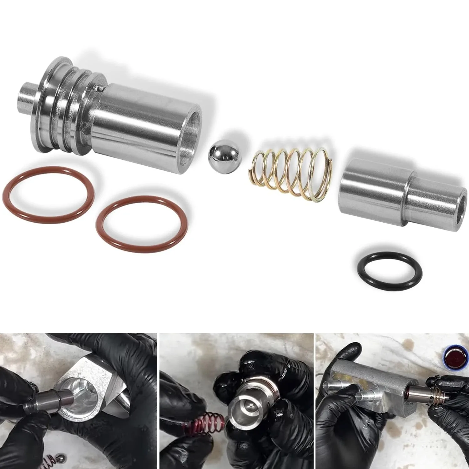 Cooler Flow Bypass Valve Kit for GM 6L80 6L90 8L80 8L90 - MPN CE-STL010 image 2