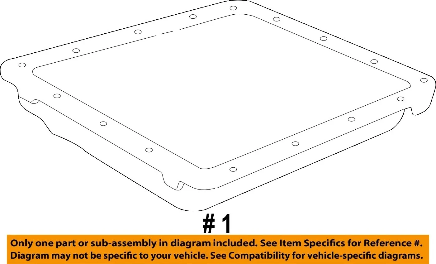 GM OEM Transmission Oil Pan 24226851 image 2
