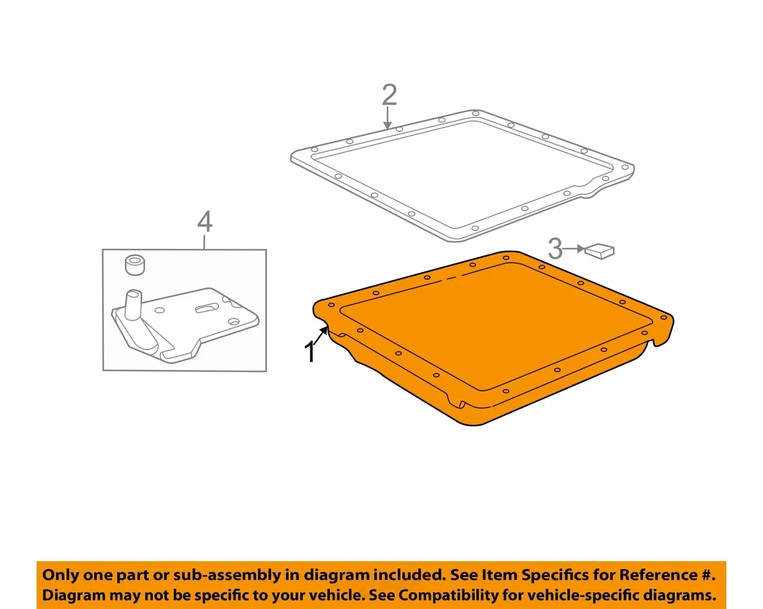 GM OEM Transmission Oil Pan 24226851