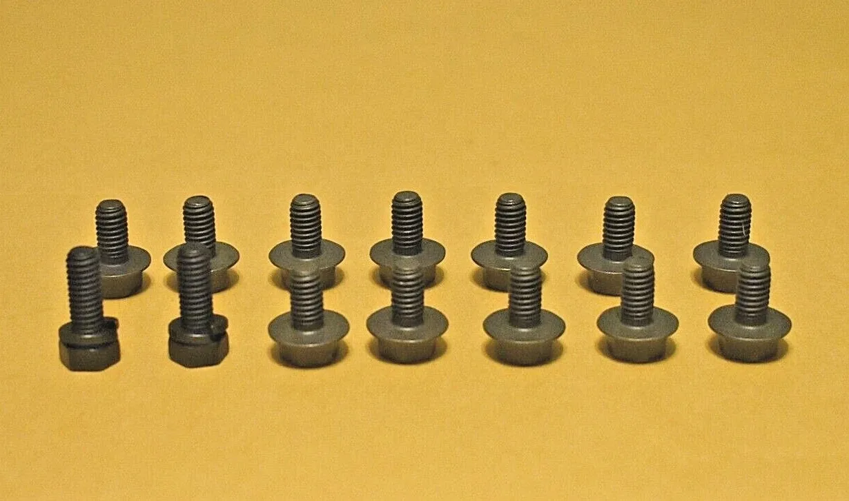 GM Chevrolet Powerglide Transmission Oil Pan Bolt Kit With Console 14 Bolts image 3