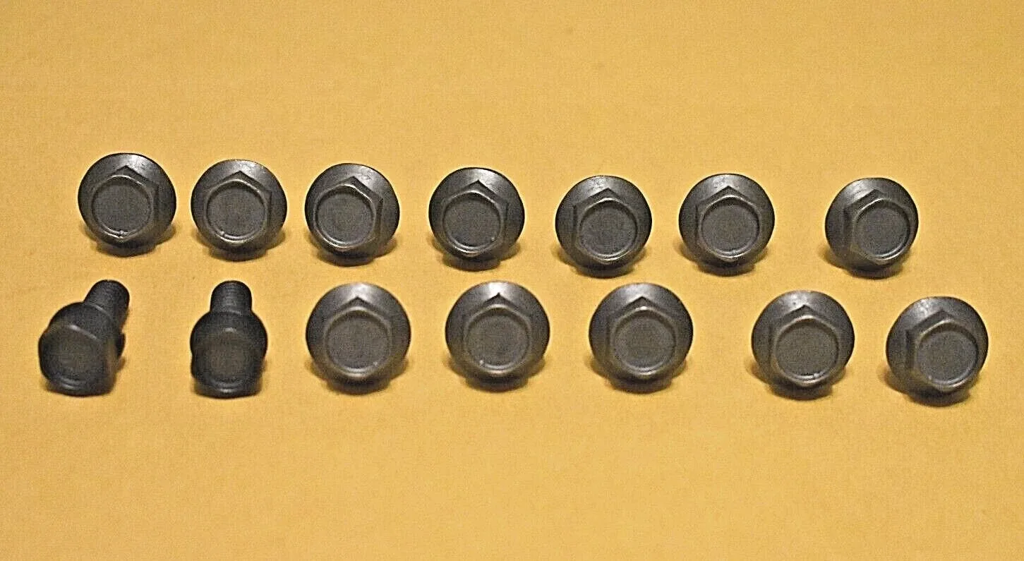 GM Chevrolet Powerglide Transmission Oil Pan Bolt Kit With Console 14 Bolts image 4