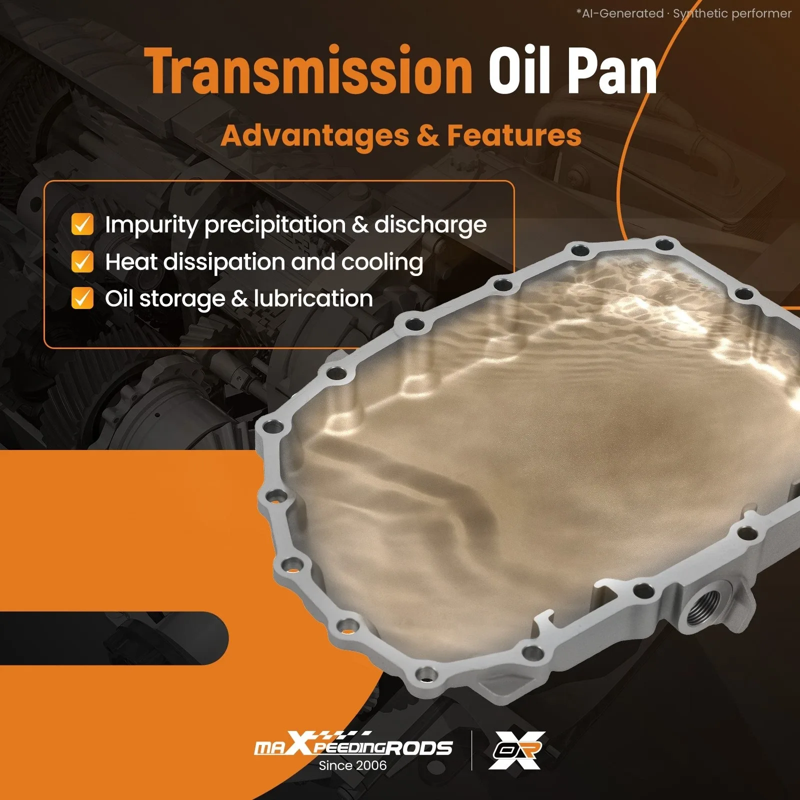Transmission Pan for Honda Civic 1.5L 1.8L 2.0L 2.4L 2014-2020 21151-R3W-000 image 3