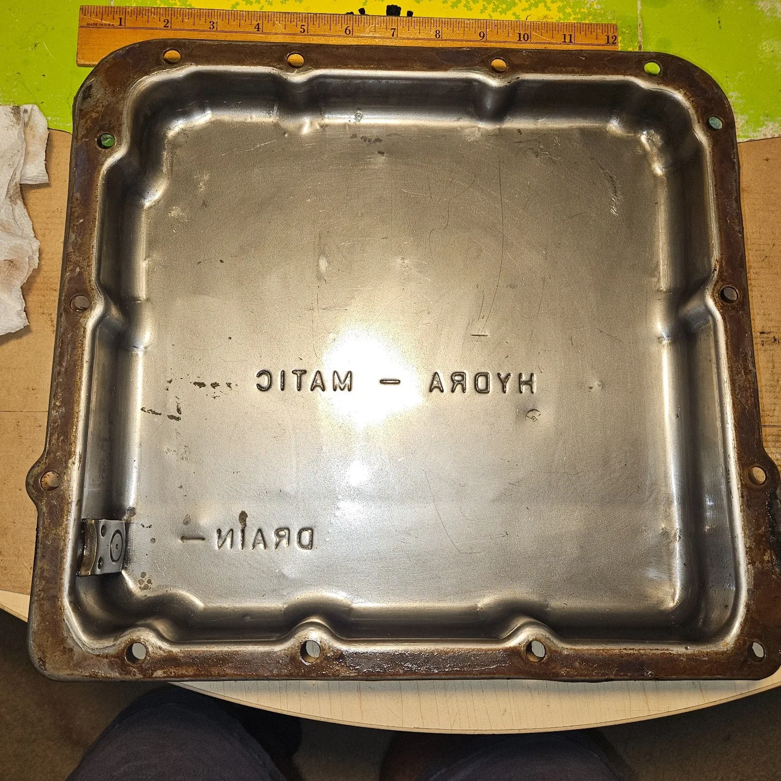 CADILLAC Oldsmobile Pontiac 1960-63 JETAWAY 315 TRANS OIL PAN AND BOLTS image 2