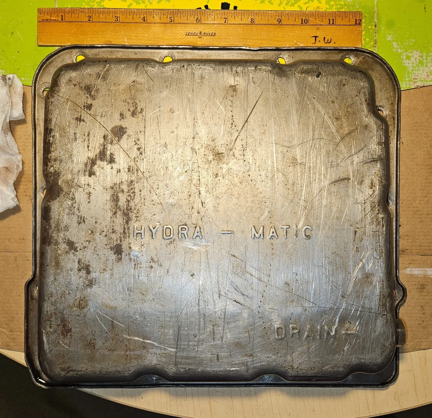 CADILLAC Oldsmobile Pontiac 1960-63 JETAWAY 315 TRANS OIL PAN AND BOLTS
