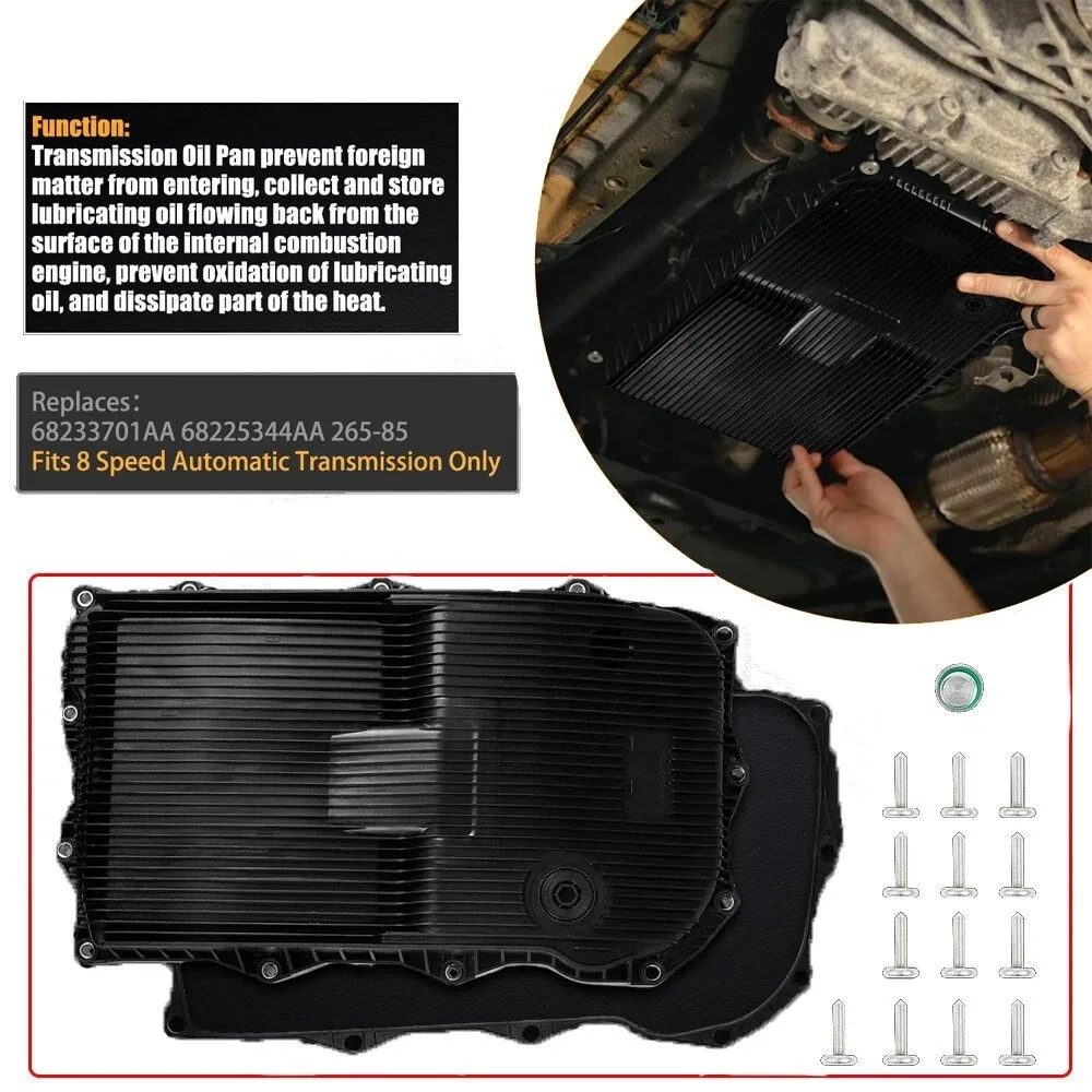 Transmission Oil Pan 68233701AA for Ram 1500, Dodge Charger, Jeep Grand Cherokee image 3