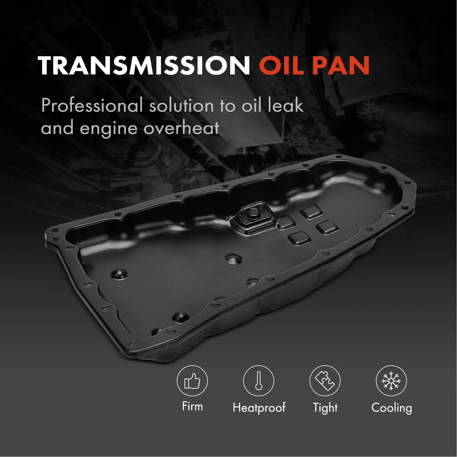 2013-2015 Nissan Altima / 2014-2021 Rogue / 2015-2017 Juke Transmission Oil Pan - 31390X480C image 2