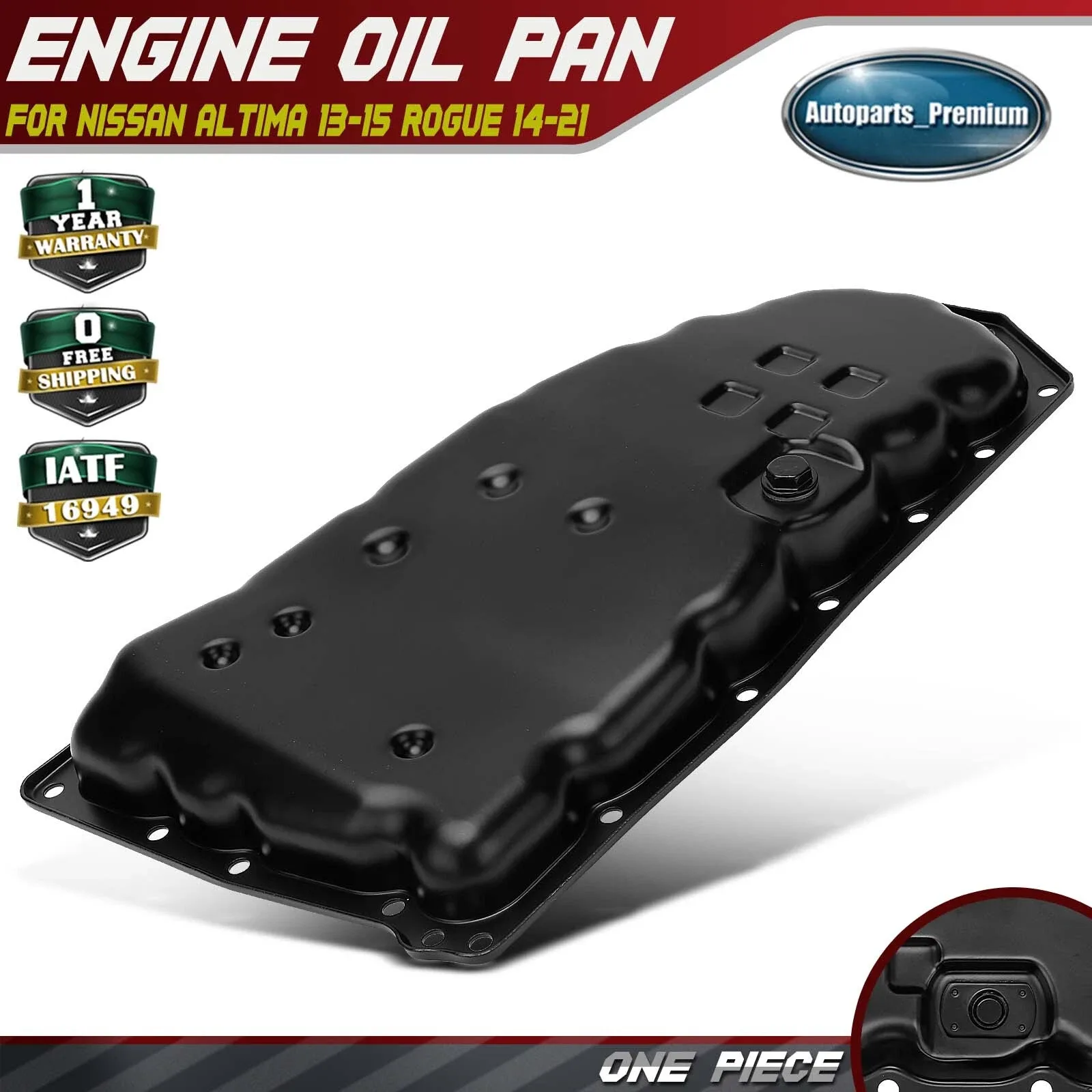 2013-2015 Nissan Altima / 2014-2021 Rogue / 2015-2017 Juke Transmission Oil Pan - 31390X480C