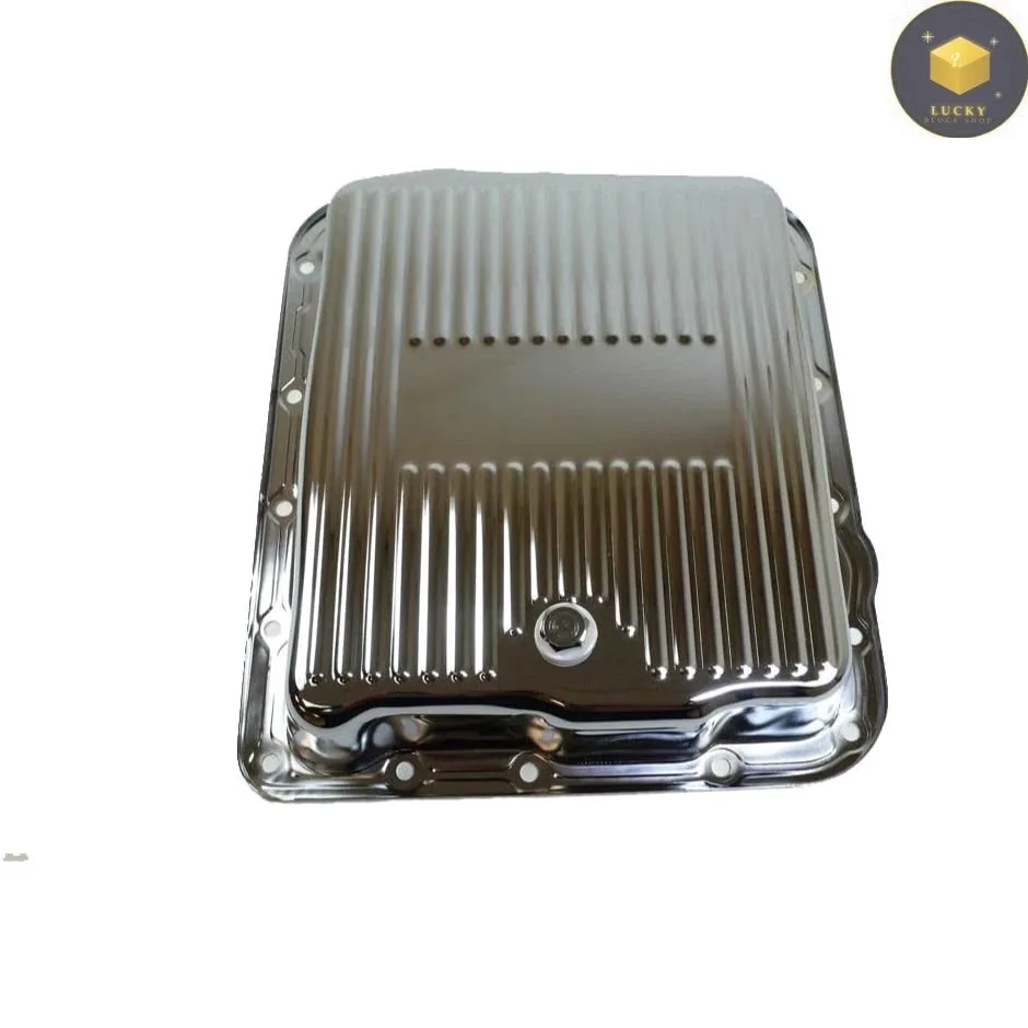 Chrome Steel Transmission Pan for Chevy/GM 700R4-4L60E-4L65E - Durable Design