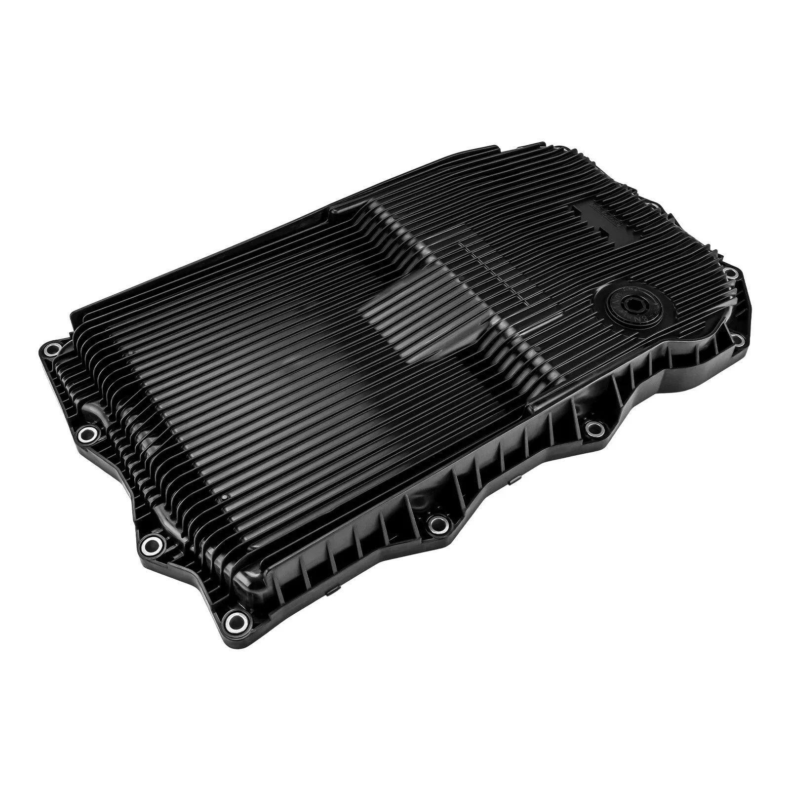 1x Black Transmission Oil Pan for Dodge Durango & Jeep Grand Cherokee 2014-2021 image 2