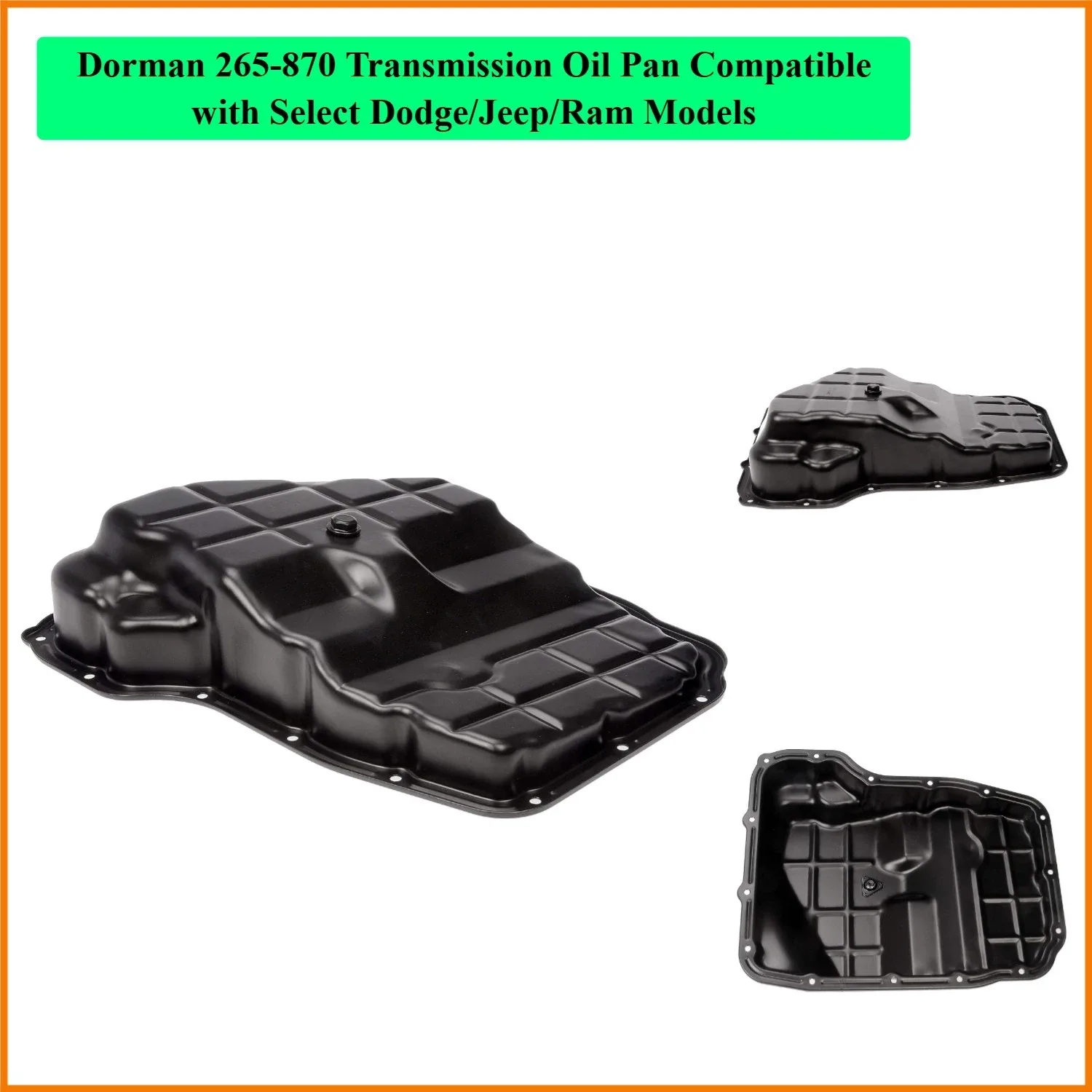 Transmission Oil Pan Compatible with Dodge / Jeep / Ram Models