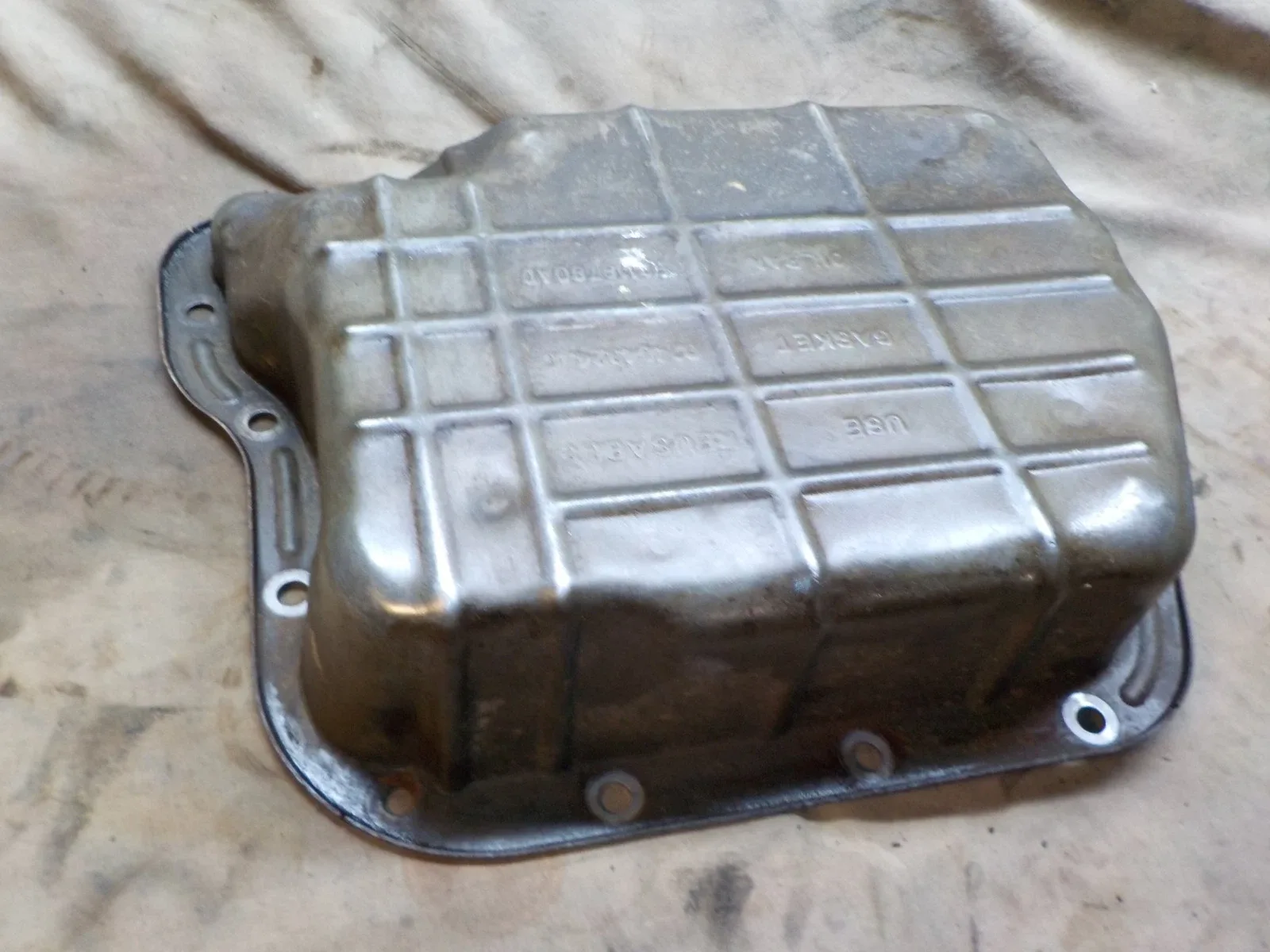 98-02 Dodge Ram 2500 Diesel 47RE 48RE 4x4 automatic transmission fluid oil pan image 4