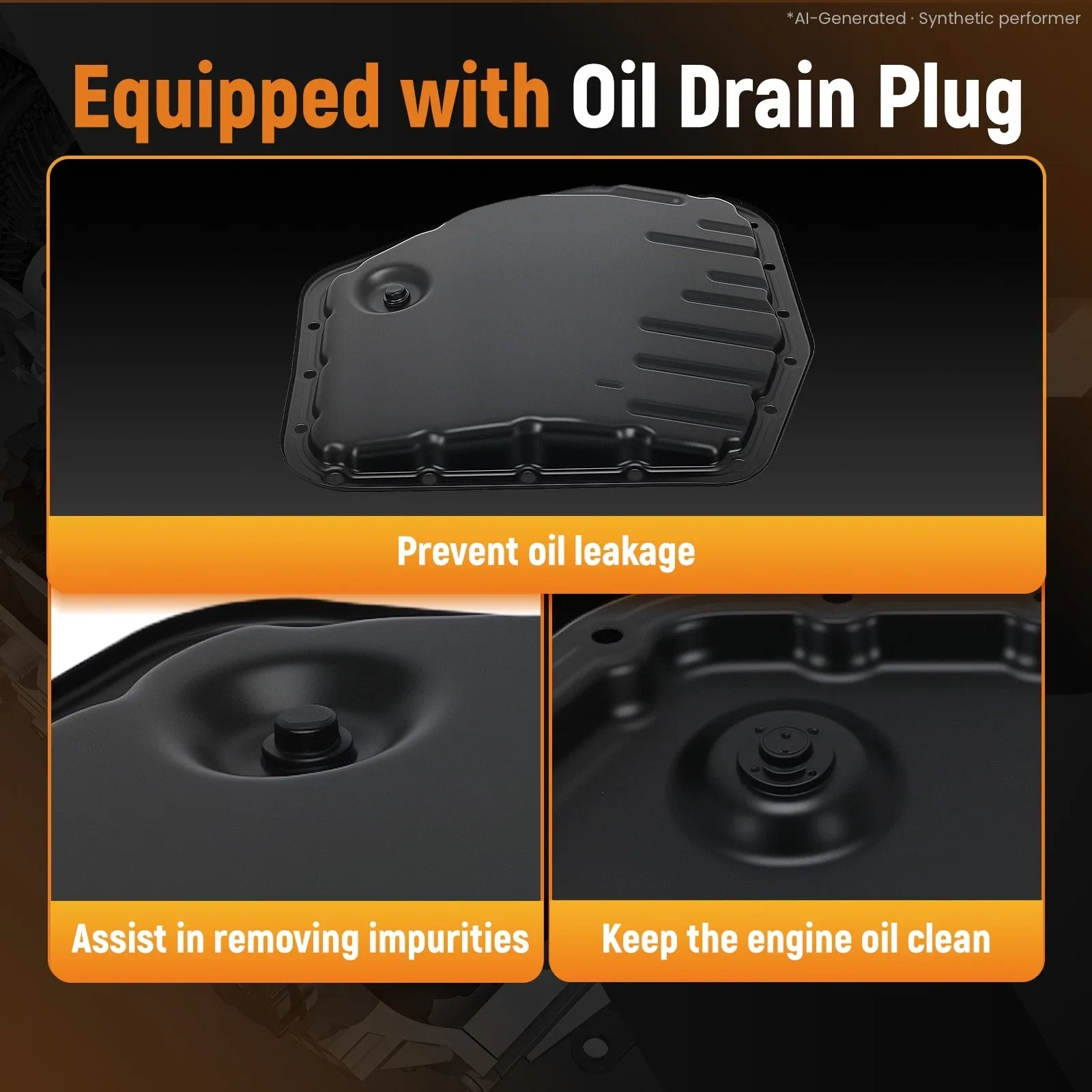 Transmission Fluid Oil Pan Kit for Toyota Matrix 1.8L 2003-2008 w/ Gasket image 3