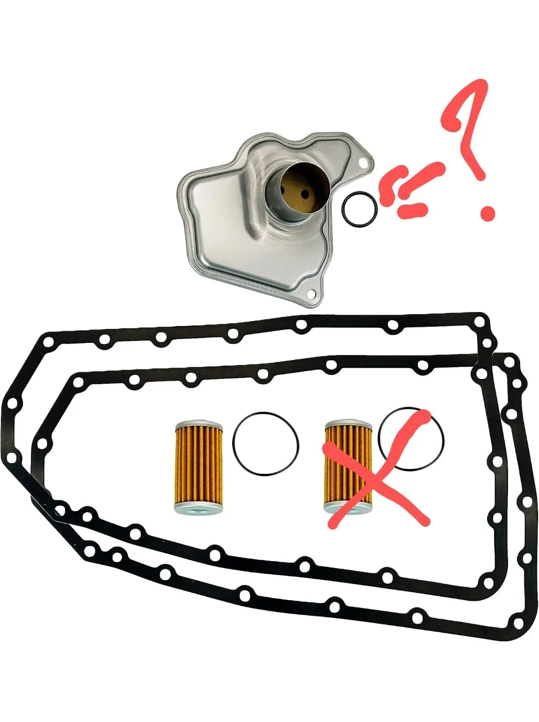 Transmission Filter Oil Pan Gasket Kit — pnoddar — 31728-29X0D / 31726-28X0A / 31726-3JX0A image 3