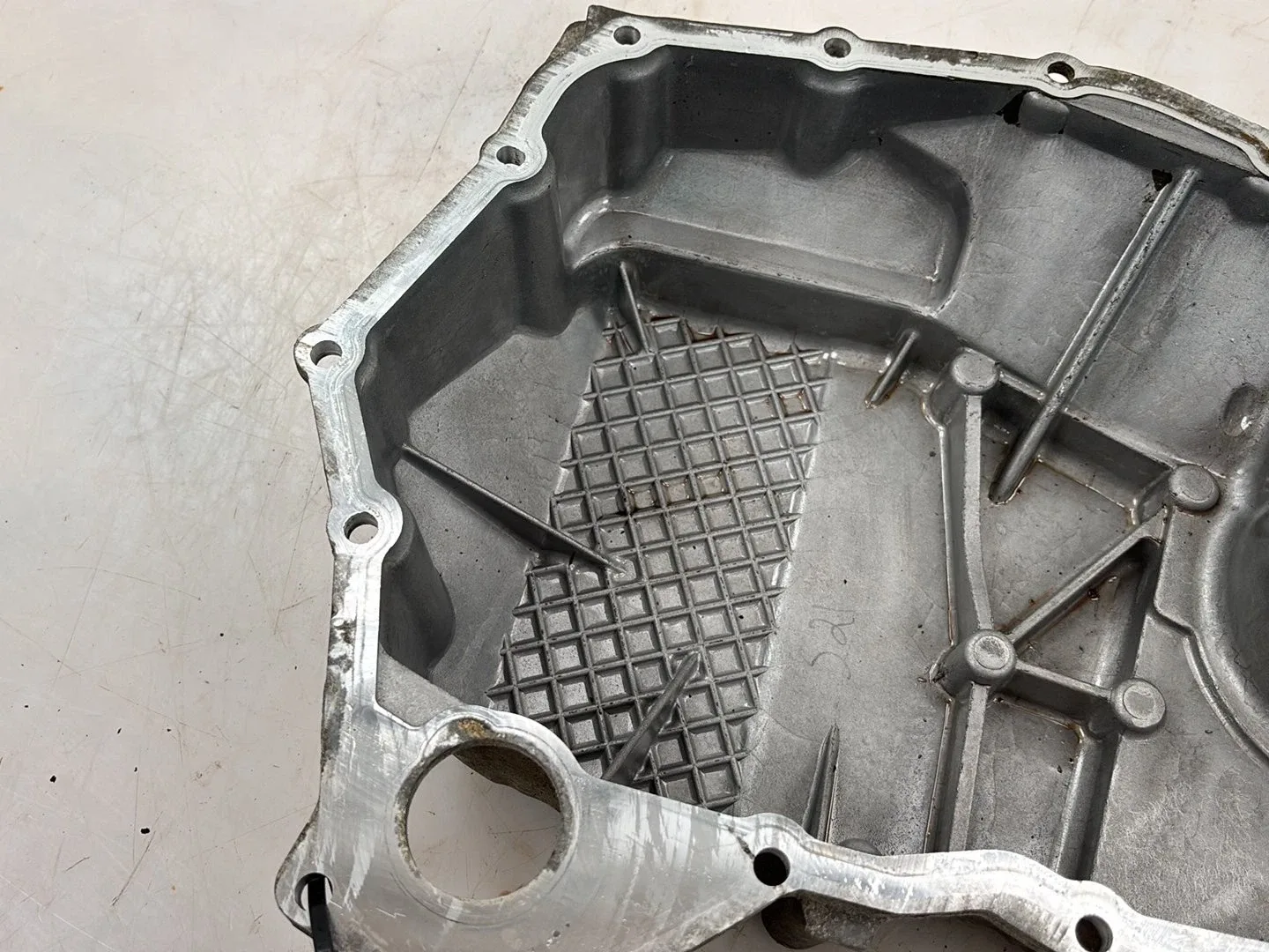 2011 Chevrolet Impala 3.5L FWD Automatic Transmission Side Cover Pan 24211956 image 3