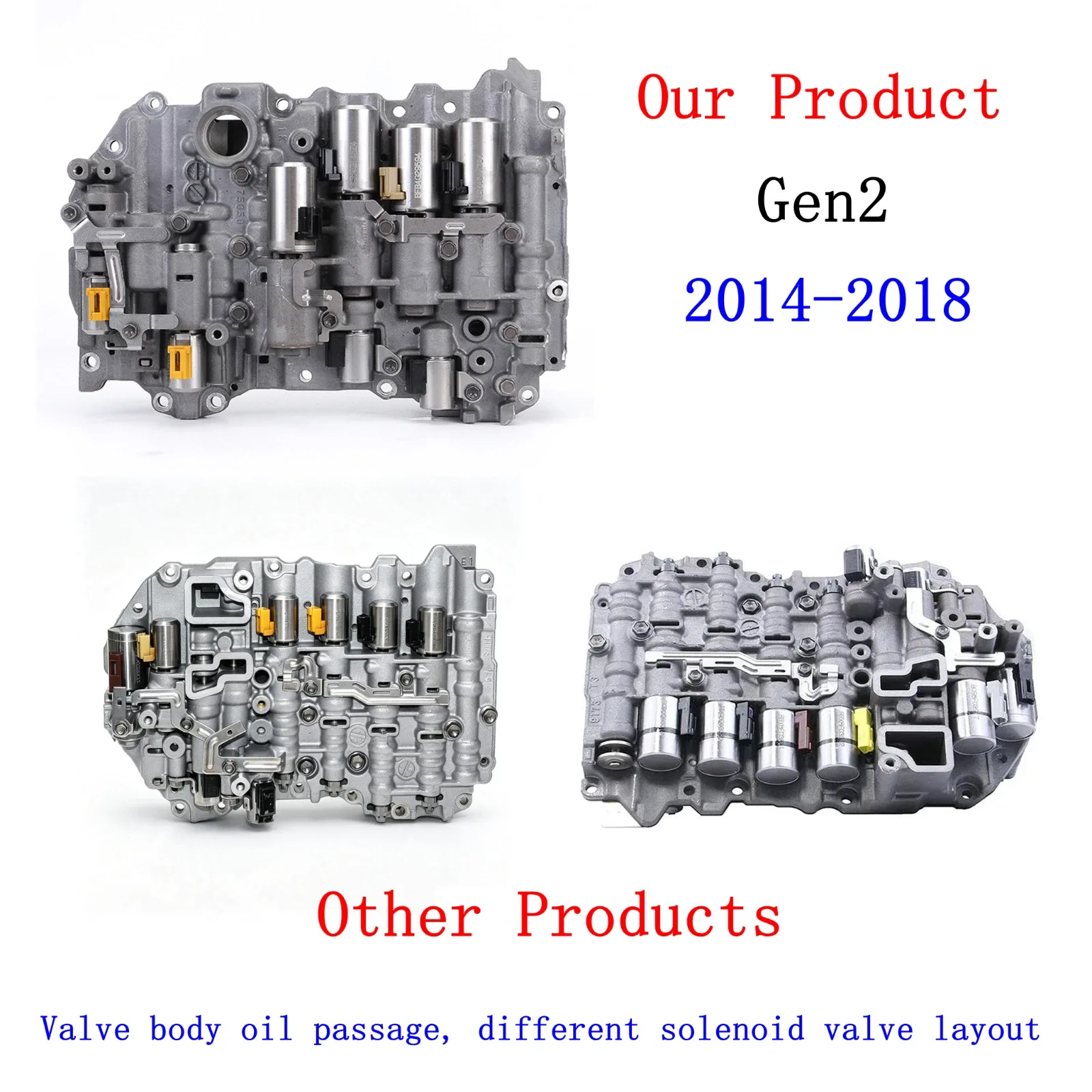 2014-2018 VW Golf Jetta Passat Tiguan Audi TT Skoda 09G TF60SN Valve Body - 09G325039F/09G325039AX image 2