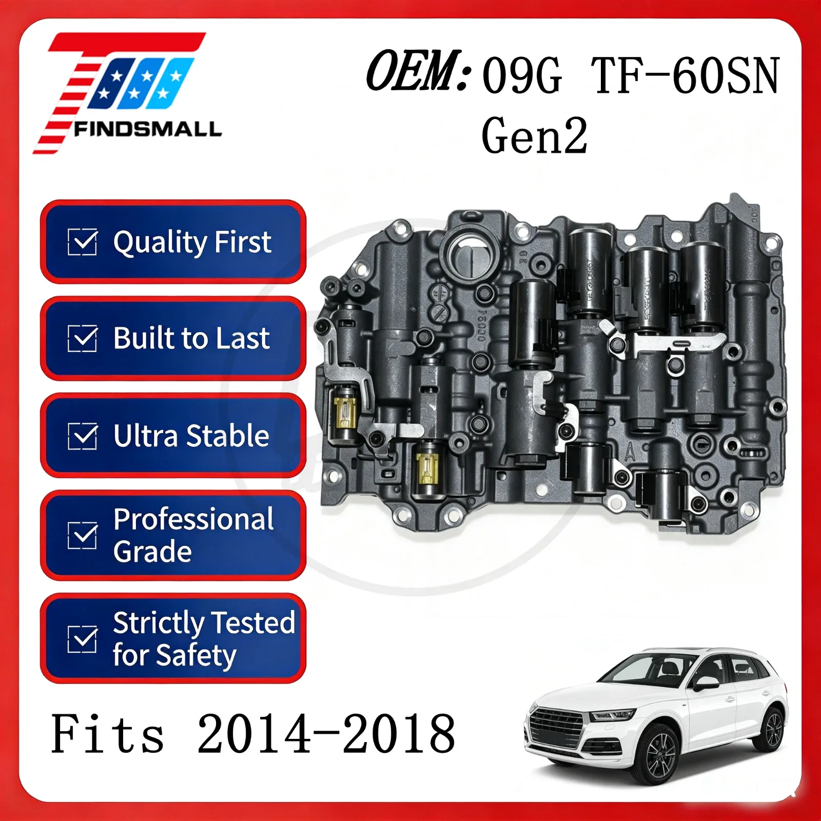 2014-2018 VW Golf Jetta Passat Tiguan Audi TT Skoda 09G TF60SN Valve Body - 09G325039F/09G325039AX