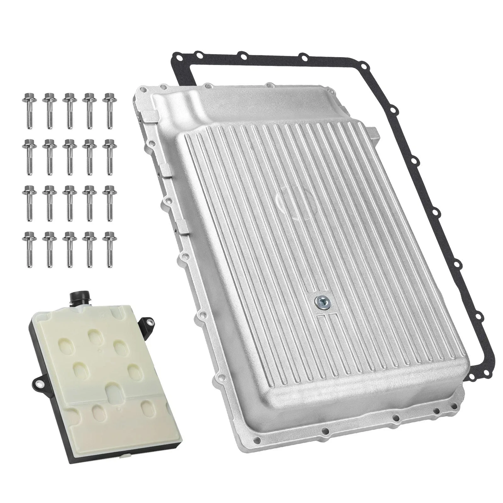 265-897 Kit Ford 2018-2022 F150 Mustang Expedition Aluminum Transmission Oil Pan