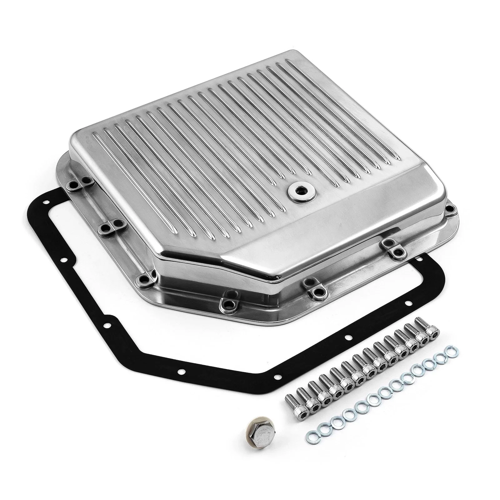 Speedmaster TH350 Finned Aluminum Transmission Oil Pan Set PCE221.1004
