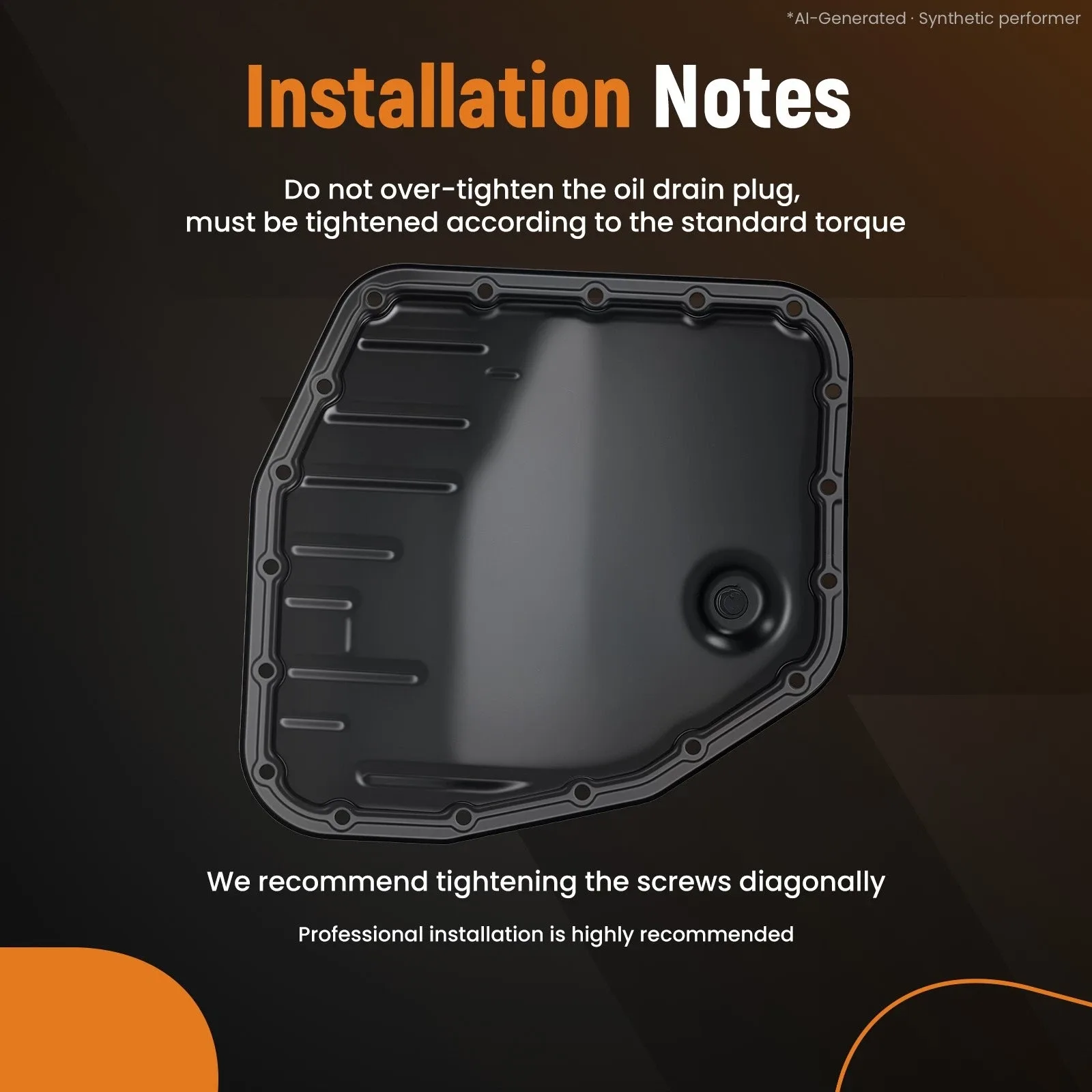 Automatic Transmission Oil Pan for Toyota Corolla 1.8L DOHC 2003-2008 Steel image 4