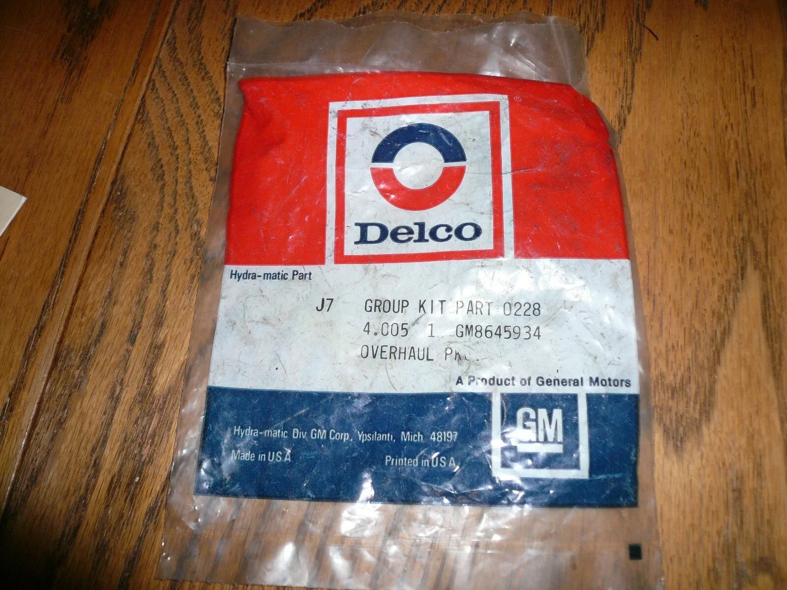 NOS GM 8645934 Hydra Matic Overhaul Kit -