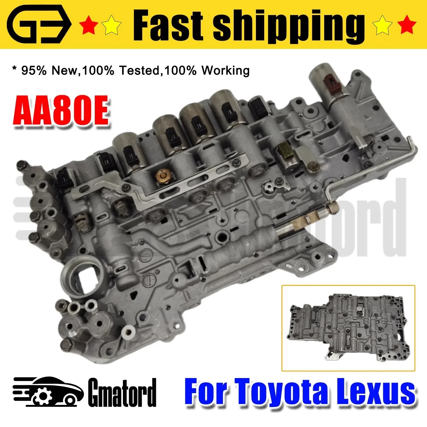 2008-2017 Lexus GS460 IS LS460 Transmission Valve Body TL-80SN AA80E