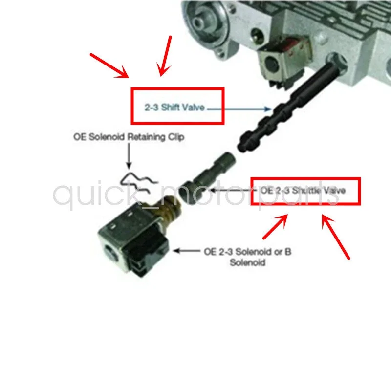 For GM 4L60E 4L65E 4L70E New Transmission Heavy Duty 2-3 Shift Valve 77754-41 image 2