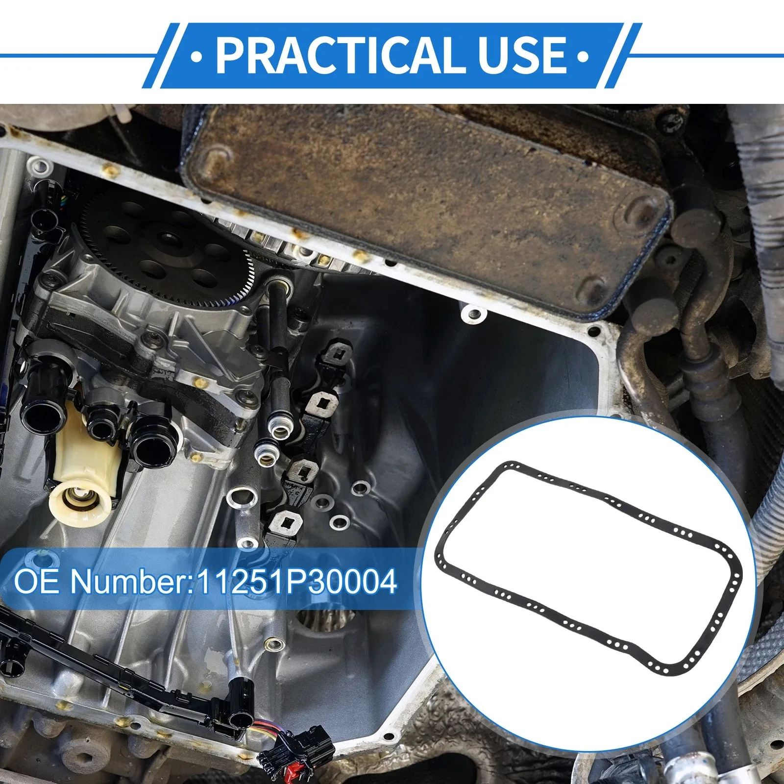 No.11251P30004 Car Oil Pan Gasket for Honda CR-V 1997-2001 for Honda Civic image 3